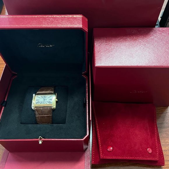 Cartier Tank Divan Wrist Watch main image 9